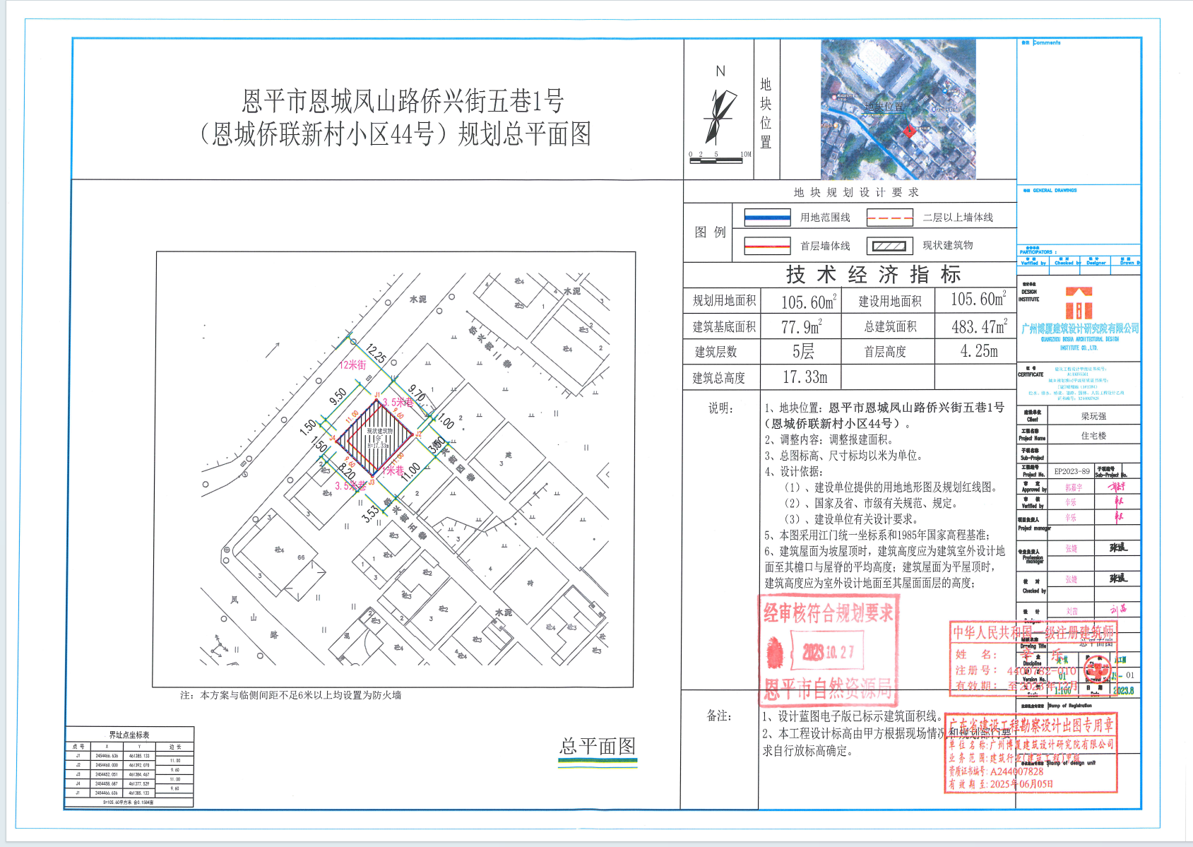 【批后公告】恩平市恩城鳳山路僑興街五巷1號(hào)（恩平市僑聯(lián)新村小區(qū)44號(hào)）.png