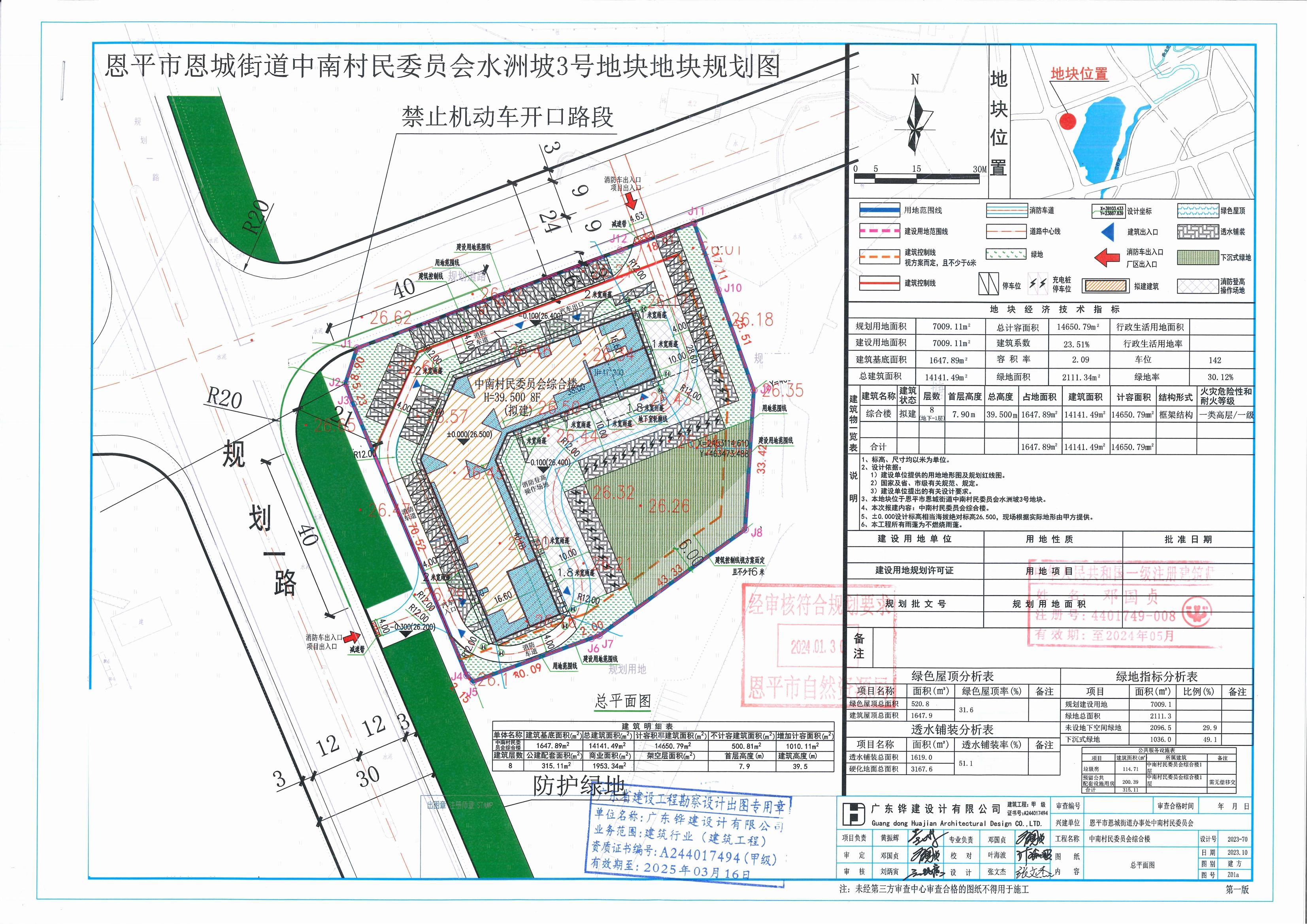 【批后公告】恩平市恩城街道中南村民委員會水洲坡3號地塊總平面圖_00.jpg