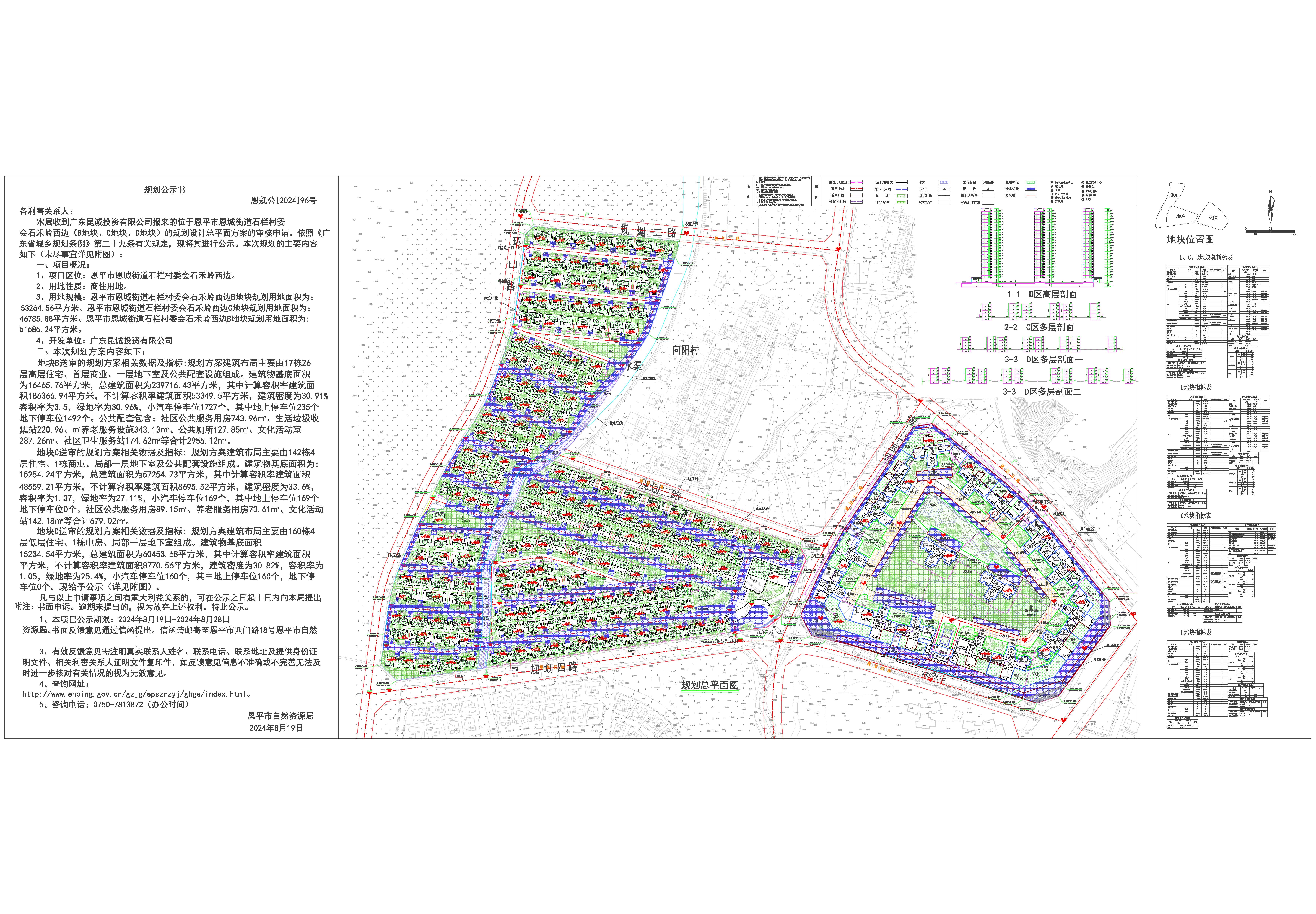 恩規(guī)公[2024]96號(hào) 規(guī)劃公示書 關(guān)于恩平市恩城街道石欄村委會(huì)石禾嶺西邊（B地塊、C地塊、D地塊）的規(guī)劃設(shè)計(jì)總平面方案的公示 .jpg